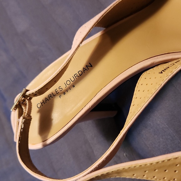 Ladies Charles Jourdan heels, size 9, baby pink - Picture 4 of 11